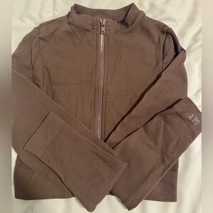 SET Active | Purple Cropped Zip-Up Jacket